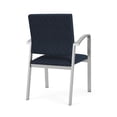 thumbnail image 3 of Newport Reception Waiting Room Healthcare Guest Chair / Silver Steel / Blue, 3 of 5