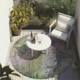thumbnail image 6 of Addison Rugs Chantille Indoor/Outdoor Contemporary Watercolors Purple Washable Round Rug, 8' x 8', 6 of 6