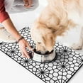 thumbnail image 2 of Fashionable Dog Food Mat in Psychedelic and Tie Dye Patterns – Waterproof, Odorless, Absorbent Pet Feeding Mat for Kitchen & Bathroom Users, 2 of 7
