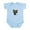 Sky Blue, variant on CafePress - Black Cat Of The Dead Body Suit - Baby Light Bodysuit, Size Newborn - 24 Months