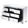 thumbnail image 3 of 47 in. silver crystal mirrored 7 drawer cabinet, 3 of 5