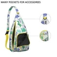 thumbnail image 4 of Cute Cartoon Dino Sling Backpack - Funny Dinosaur Pattern Crossbody Bag, Fashionable Pack for Commuters, 4 of 4