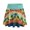 Palm Trees at Sunset, variant on HELLHERO Dark Leopard Print Tennis Skirt, 2 Side Pockets Built-in Shorts Golf Skirts Stretchy Athletic Skort for Daily Wear Hiking