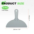 thumbnail image 2 of Uxcell 4pcs Putty Scraper 1.5" Plastic Flexible Tool for Pasting Plaster Repairing Walls, 2 of 7