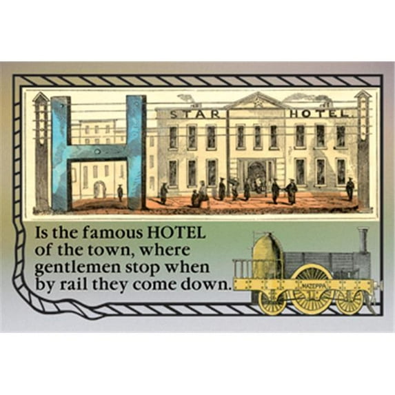 Buy Enlarge 0-587-08006-xP12x18 H is the Famous Hotel- Paper Size P12x18