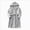Grey 0626, variant on Boys Girls Kids Robe Hooded Bathrobe Boys Girls Soft Plush Flannel Pajamas with Belt Unisex Solid Color 2T 3T 4T 5T 6T 7T Toddler Winter Clothes for Kids,White,Size 3-4T