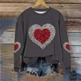thumbnail image 5 of hotojiny Plus Size Valentines Sweatshirt Women Lightweight Crew Neck Heart Pullover Valentine's Day Long Sleeve Shirt S-5XL, 5 of 5