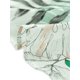 thumbnail image 5 of Top cruzado de gasa con cuello en V y cintura con lazo floral para mujer blanco XS, 5 of 5