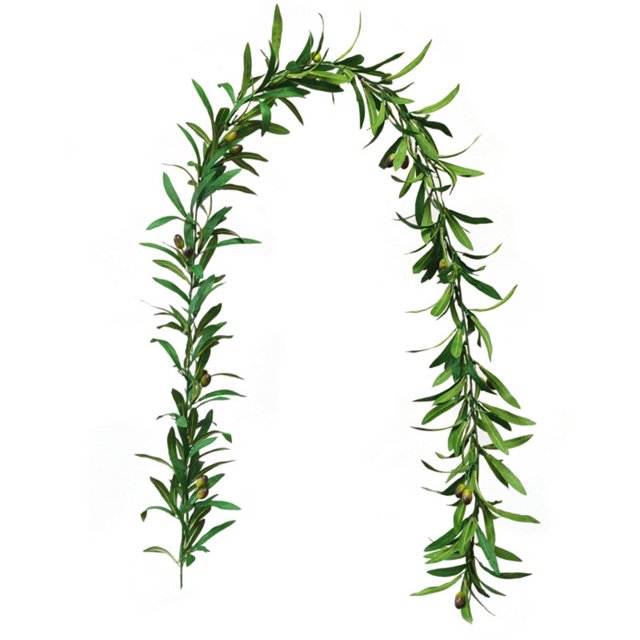 Hojas artificiales Garland Simulación Planta Ratán Colgante de pared Hojas falsas Vid Decoración del hogar Advancent HA7477-01B