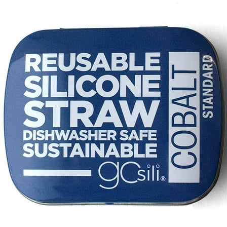 GOSILI Cobalt Silicon Straw in Tin, 1 EA
