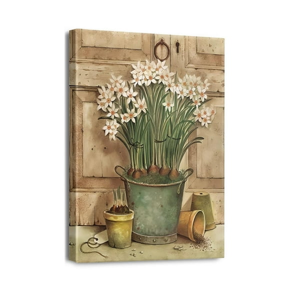 Artistic Kitchen Décor Vintage Wall Art featuring Retro Kitchenware Prints (12x16 Inch, Set)