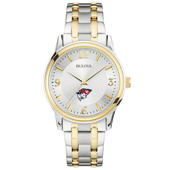 Bulova Silver Cumberlands Patriots Classic Two-Tone Round Watch