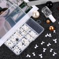 thumbnail image 4 of 100 piezas de uñas postizas de estilo francés corto, 10 tamaños, herramienta de extensión de pegatinas para dedos, puntas de uñas postizas acrílicas con Estuche para salones de uñas de brico, 4 of 5