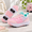 White-moon-pink-5, variant on White-moon-pink 9.5 Adult Quad Roller Skates Convertible to Casual Sneakers