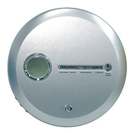 Durabrand CD Player w/ Anti-Skip, Silver, CD-857