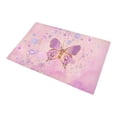 thumbnail image 3 of RYLABLUE Tapis de Bain Antidérapant Papillon Doux Tapis de Bain Paillasson 30x18 Pouces, 3 of 3