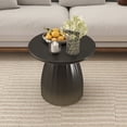 thumbnail image 4 of Round End Table for Living Room, Metal Small Side Table, Modern Nightstand Tea Table for Living Room, Black, 4 of 7