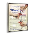 thumbnail image 3 of Stupell Industries Drink Cheers Restaurant Check Food & Beverage Painting Gray Floater Framed Canvas Art Print Wall Art, 25 x 31, 3 of 9