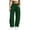 Army Green, variant on Winter Sweatpants for Women Solid High Waist Elastic Drawstring Full Length Casual Pants with Multi Pocket (L, Gray)