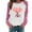 Pink, variant on Sweatshirt for Women Sweat Shirts Women Long Sleeve Pullover Sweatshirt Black Crewneck Sweatshirts Women Fall Sweatshirts Trending Fashion