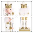 thumbnail image 4 of Christmas Wooden Cartoon Soldier Nutcracker Adorn Desktop Creative Wood Puppet Ornament, 4 of 7
