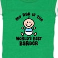 thumbnail image 4 of Inktastic Daddy Worlds Best Barber Childs Boys Baby Bodysuit, 4 of 5