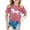 Pink, variant on MUXiin Girl Tops Size 10-12 Letter Graphic Printed Round Neck Preppy Short Sleeve T Shirts Soft Back To School Funny Tees Boys' Tops, Tees & Shirts Children's Shirts