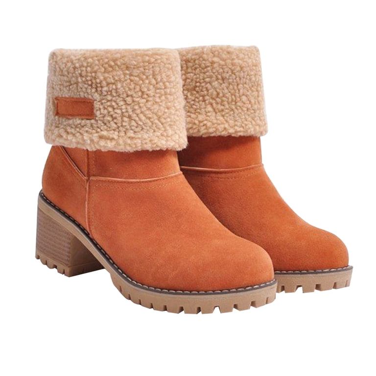 Winter Warm Snow Flocking Shoes Fashion Dual Boots for Women  display picture 2