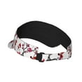 thumbnail image 3 of Gaeub Cherry Blossoms Sun Visor Hats with Empty Top and Adjustable, UV Protection for Golf Tennis Cycling Running, 3 of 8