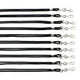 thumbnail image 4 of 25 Pack - Premium Round ID Badge Neck Lanyards for Card Holders and Name Tags - 36 in Non-Breakaway Heavy Duty Cord & Secure Metal Swivel J Hook Clip by Specialist ID (Black), 4 of 6