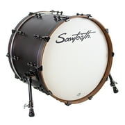 Sawtooth Hickory Series Bass Drum 22" x 16", Satin Dark Chocolate
