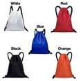 thumbnail image 2 of Thick Rope Outdoor Sport Waterproof Fitness Storage Bag Ball Bag Drawstring Backpack Large Capacity Bag WHITE 34X43CM, 2 of 8