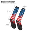 thumbnail image 2 of Balery Eagle Head With American Flag Calcetines novedosos Calcetines deportivos Calcetines hasta la rodilla Calcetines de algodón Calcetines originales y geniales, 2 of 6