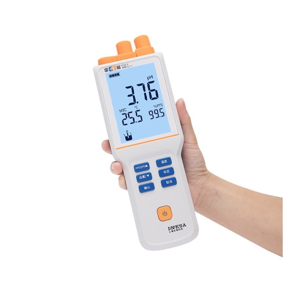 Magnetic PHB-4 Portable pH Meter - Accurate Acid & Alkali Tester for Laboratory Use