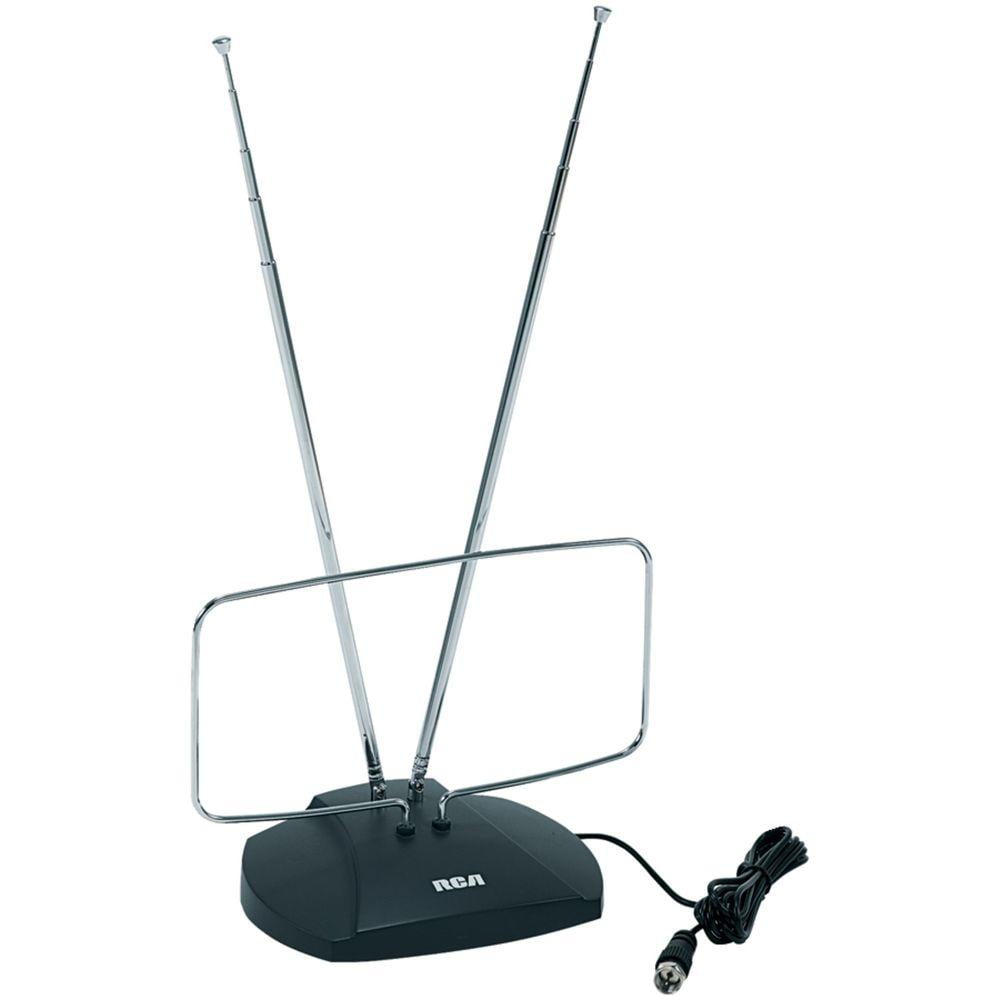 Rca Basic Indoor Digital Tv Fm Antenna 75 Ohms Black New Open Box Walmart Com Walmart Com
