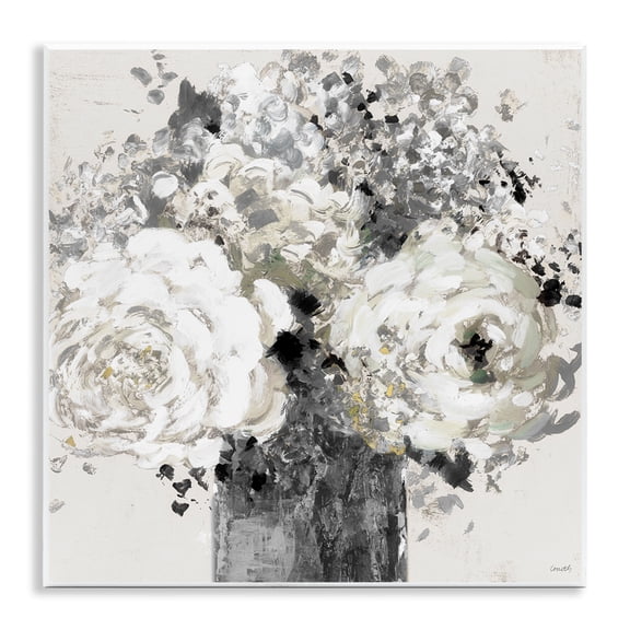 Stupell Industries Modern Bold Abstract Floral Arrangement Wall Plaque Art, 12 x 12, by Lanie Loreth