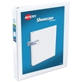thumbnail image 3 of (3 pack) Avery Showcase Standard View Binder, 1" Slant Rings, White (19601), 3 of 11