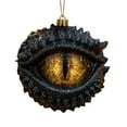 thumbnail image 2 of Dragon Christmas Ornaments,Enchanted Dragon Eye Ornament,Mystic Guardian Dragon Acrylic Fantasy Ornaments Gothic Themed String Christmas Decor Tree Funny Middle Pendant Collectible Festival(Black), 2 of 7