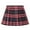 Red, variant on WOYY Little Girls School Plaid Pleated Skirt Preppy Style A-Line Skirt, Sizes 2-12