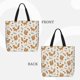 thumbnail image 2 of Balery Squirrel And Leaves Bolsa de Mano para Mujeres con Cremallera, Bolsa de Gimnasio con Compartimentos, Bolsa para Laptop, Bolsa para Trabajo, 2 of 7