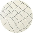 thumbnail image 1 of Ahgly Company Indoor Round Mid-Century Modern Desert Sand Beige Oriental Area Rugs, 6' Round, 1 of 6