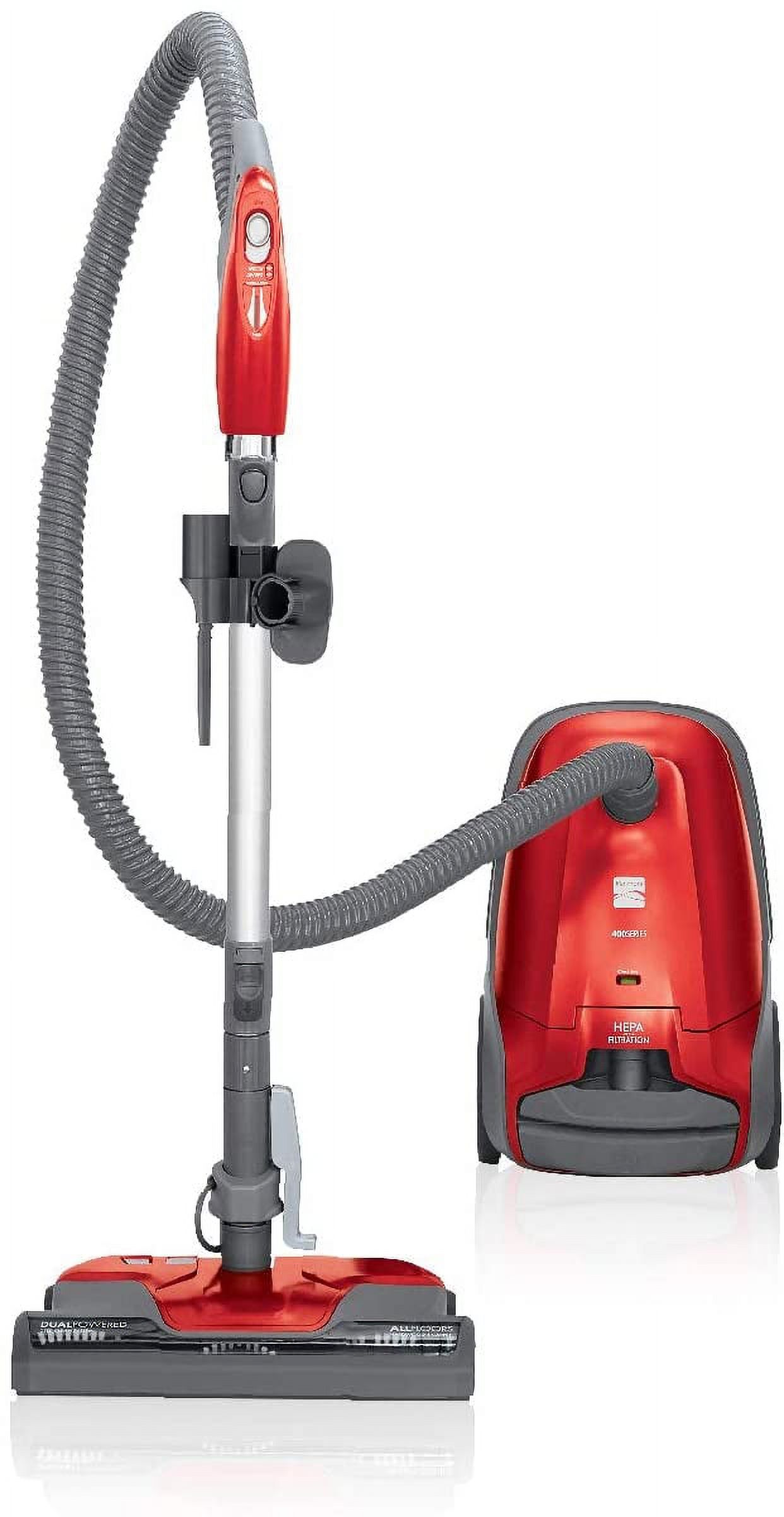 Kenmore 81414 Pet Friendly Bagged Canister Vacuum Cleaning Tools, 400 Series + Telescoping Wand, Red