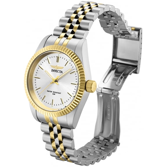 Invicta Women's Specialty Silver Dial Two Tone Stainless Steel Watch 29401