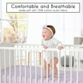 thumbnail image 6 of Sweet Jojo Designs Watercolor Floral Lavender and Grey Girl 100% Cotton Muslin Fitted Crib Sheets Set 2 Piece, 6 of 6