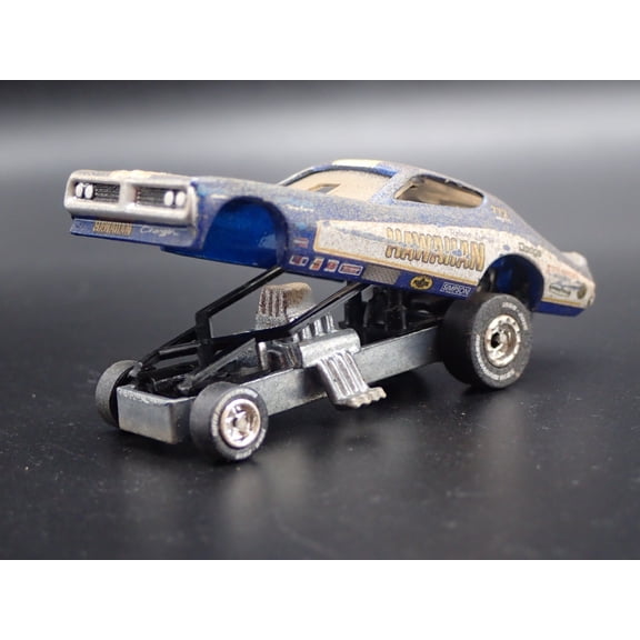 Open Box 1971 DODGE CHARGER NHRA FUNNY CAR HAWAIIAN BARNFIND 1/64 SCALE DIECAST MODEL CAR