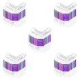 thumbnail image 1 of ZLight 12piece Convenient Keyring Card Tag Holder For On Go Professionals ID Card Holder Keyring Holder 5Set, 1 of 6
