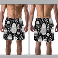 thumbnail image 3 of luoweisi Men's Beach Shorts Quick Dry Swim Trunks with Mesh Lining Easter Egg L, 3 of 5