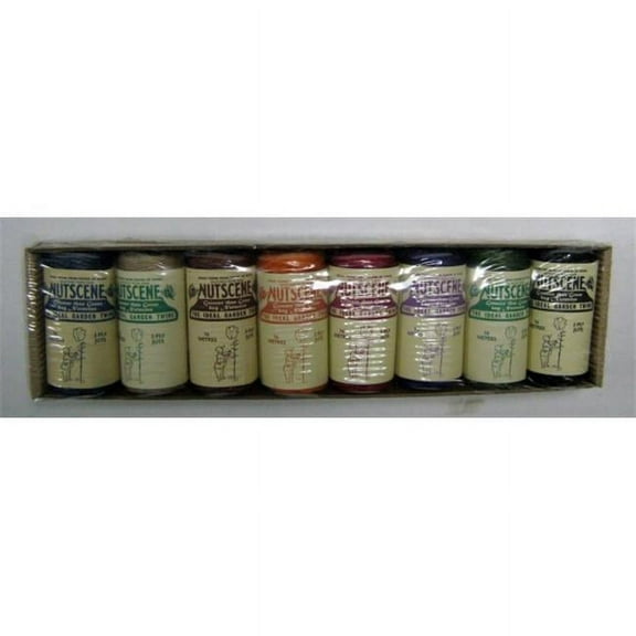 NUTSCENE K811 Tiddlers Gift Pack - 8 mini rolls of twine in assorted colors
