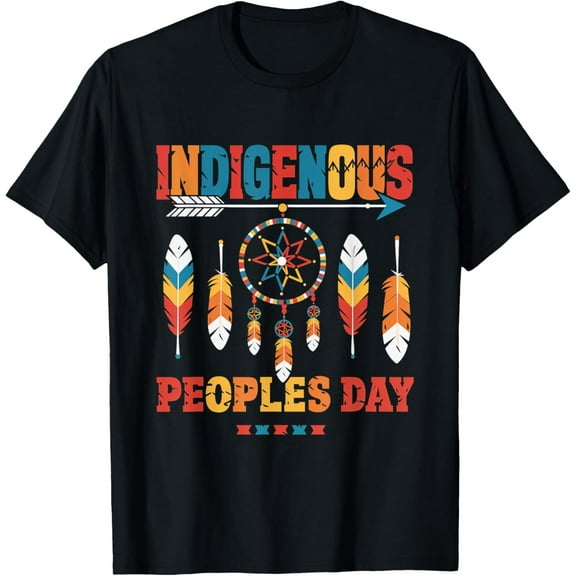 Indigenous Peoples Day Native American Culture Heritage T-ShirtMen and women, Black T-shirt, size: Extra large