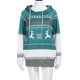 thumbnail image 4 of Pntutb Christmas Women Elk Snowflake Print tops Sudadera con capucha Pullover Blusa Pntutb Pntutb-2942, 4 of 7